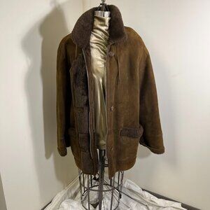 Lavorazione Artigiana Shearling Coat Made in Italy